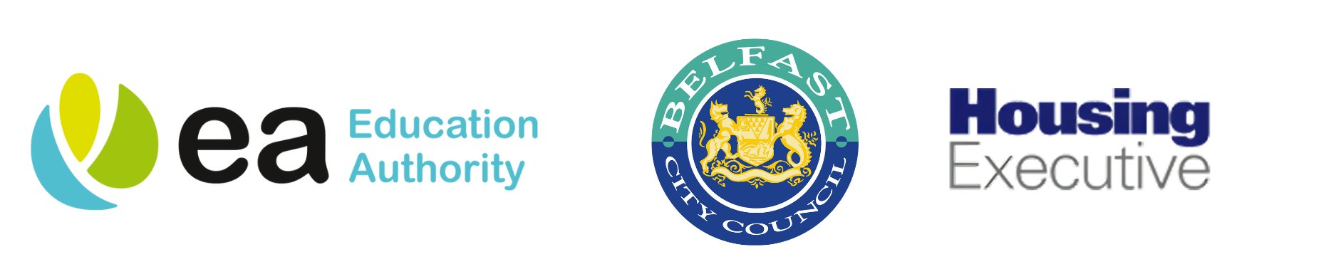 Image showing Education Authority, Belfast City Council, and Housing Executive